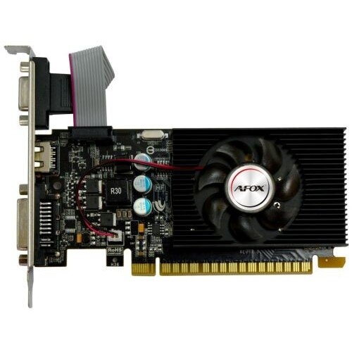 AFOX Видеокарта Afox GT220 1GB DDR3 128bit DVI HDMI (AF220-1024D3L2) RTL