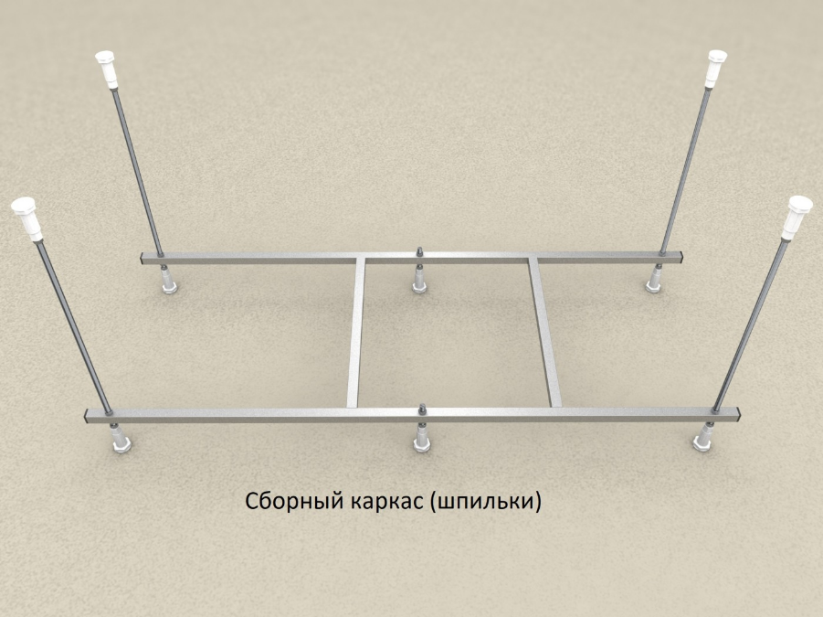 Сборный каркас к ванне Aquatek Фиджи 170 (шпильки) универсальный