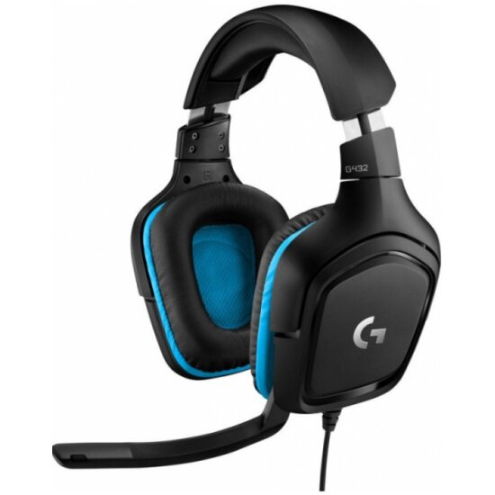 Проводные игровые наушники с микрофоном LOGITECH Headset G432 (981-000770)