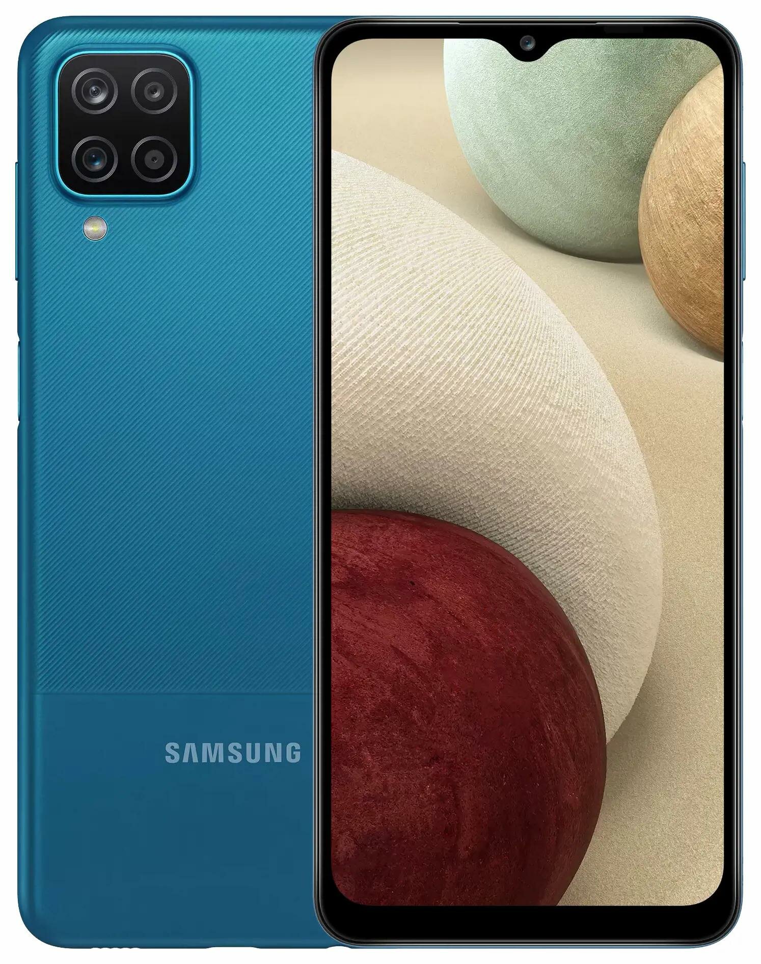 Смартфон Samsung Galaxy A12 SM-A127F 64Gb/4Gb, синий