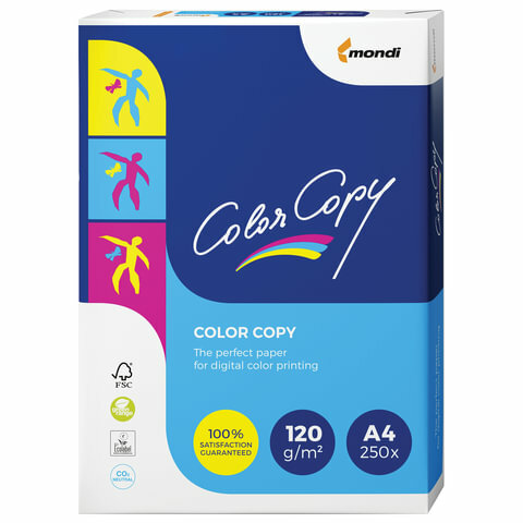 Бумага для цветной лазерной печати Color Copy (А4, 120 г/кв. м, 250 листов)