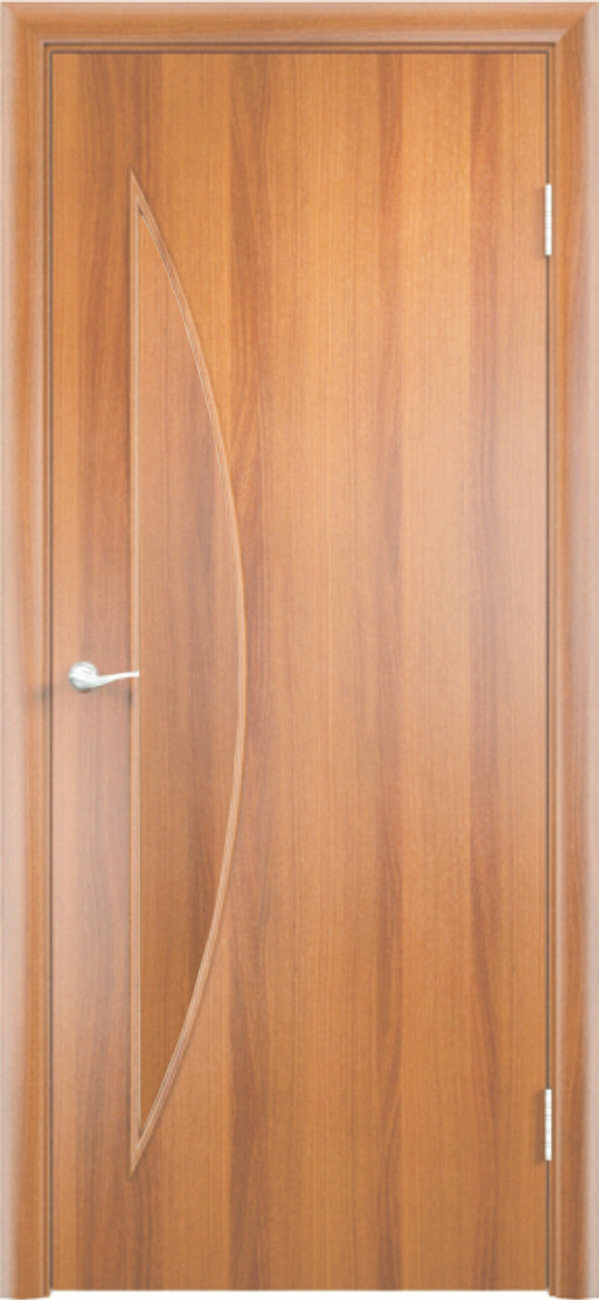 Межкомнатная дверь ВДК Луна ДГ Цвет миланский орех 600x2000 мм (комплект: полотно + коробочный брус + наличники)