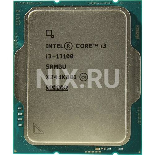 Процессор Intel Core i3-13100 LGA1700 4 x 3400 МГц