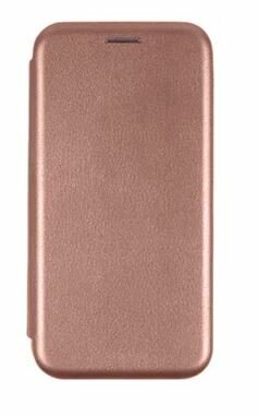 Чехол книжка для Samsung M31 (розовое золото) противоударный откидной с подставкой кейс с магнитом защитой экрана и отделением для карт