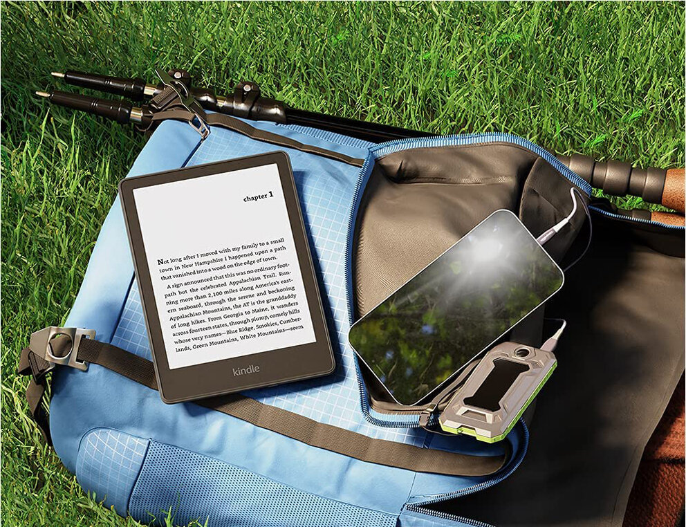 Электронная книга Amazon Kindle PaperWhite 2021 16Gb black Ad-Supported с обложкой ReaderONE PaperWhite 2021 Sakura