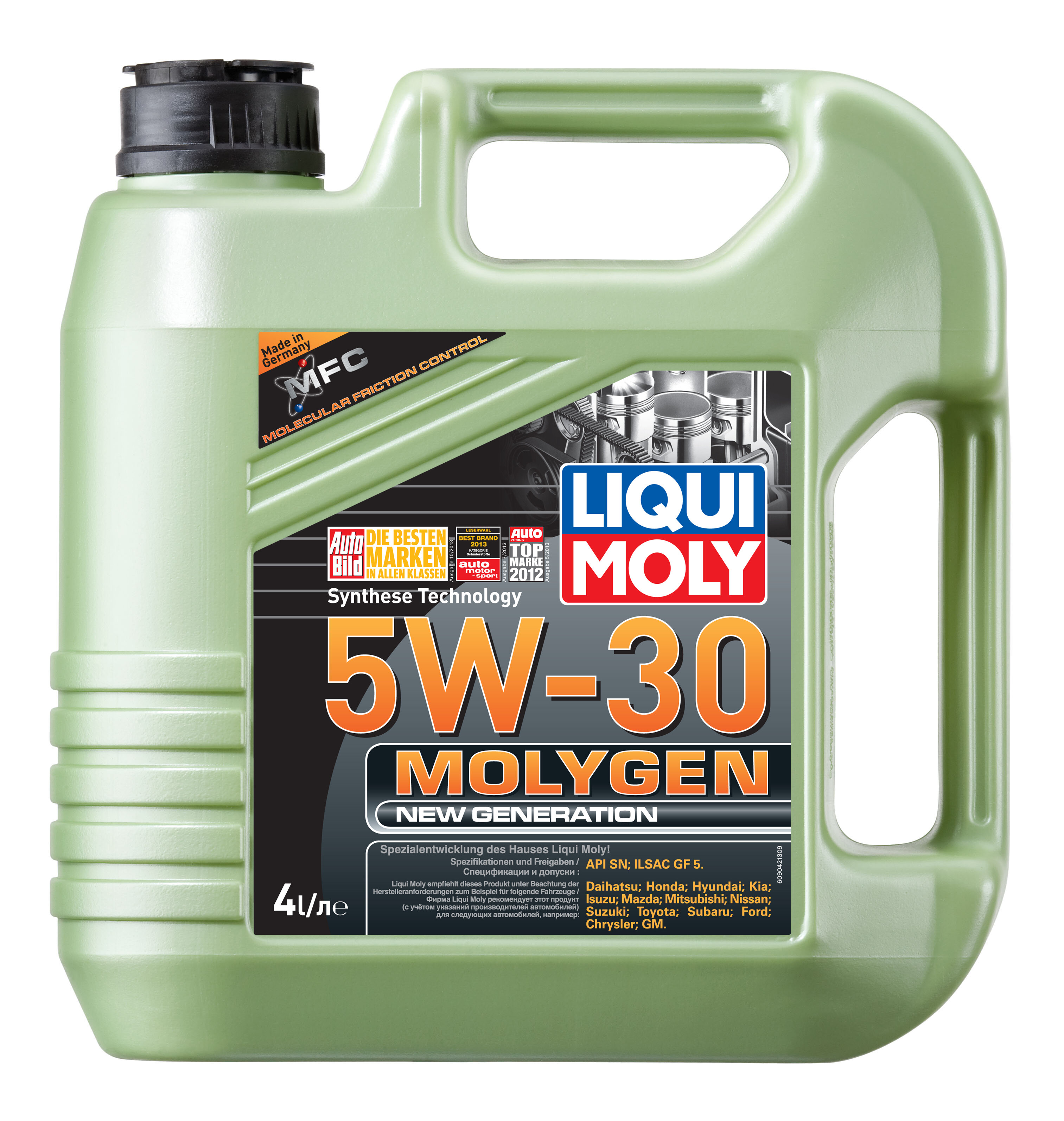 Синтетическое моторное масло LIQUI MOLY Molygen New Generation 5W-30