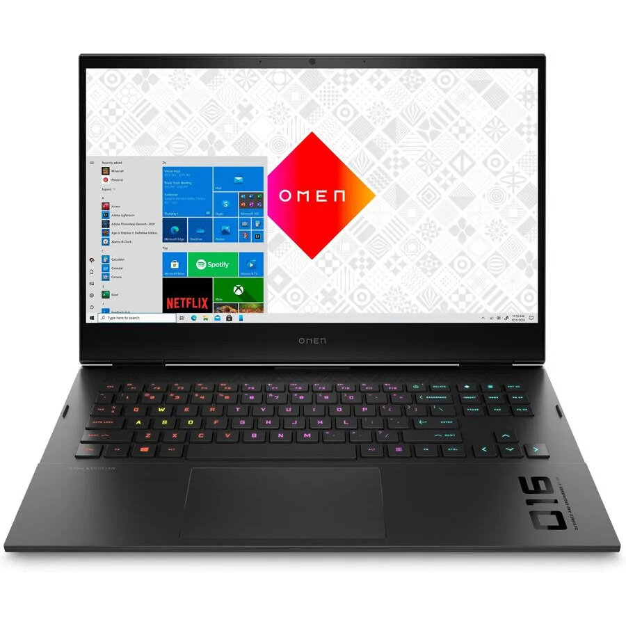 Ноутбук HP Omen 16-c0045ur, 16.1" (1920x1080) IPS 144Гц/AMD Ryzen 7 5800H/16ГБ DDR4/1ТБ SSD/GeForce RTX 3070 8ГБ/Без ОС, темно-серебристый (4E1R9EA)