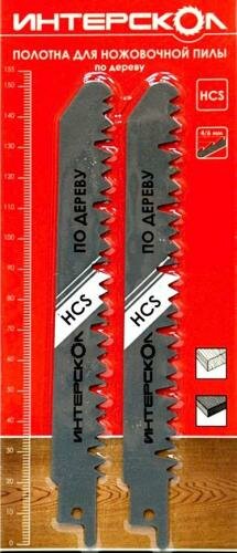 Полотно для саб. пилы ИНТЕРСКОЛ 152х129х4,0/6,0мм по дереву (2шт/уп)