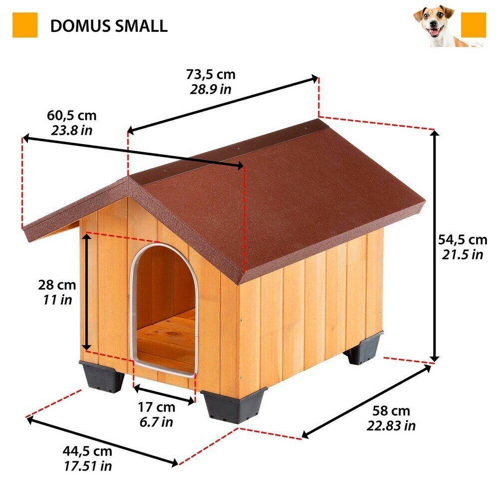 Будка для собак DOMUS Small - фотография № 9