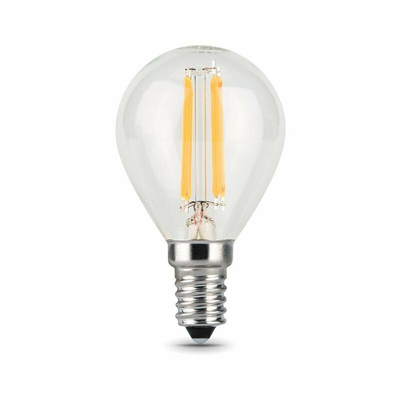 Лампа светодиодная Gauss Filament G 5Вт E14 2700К 420 Лм 265 В 105801105, 1433800