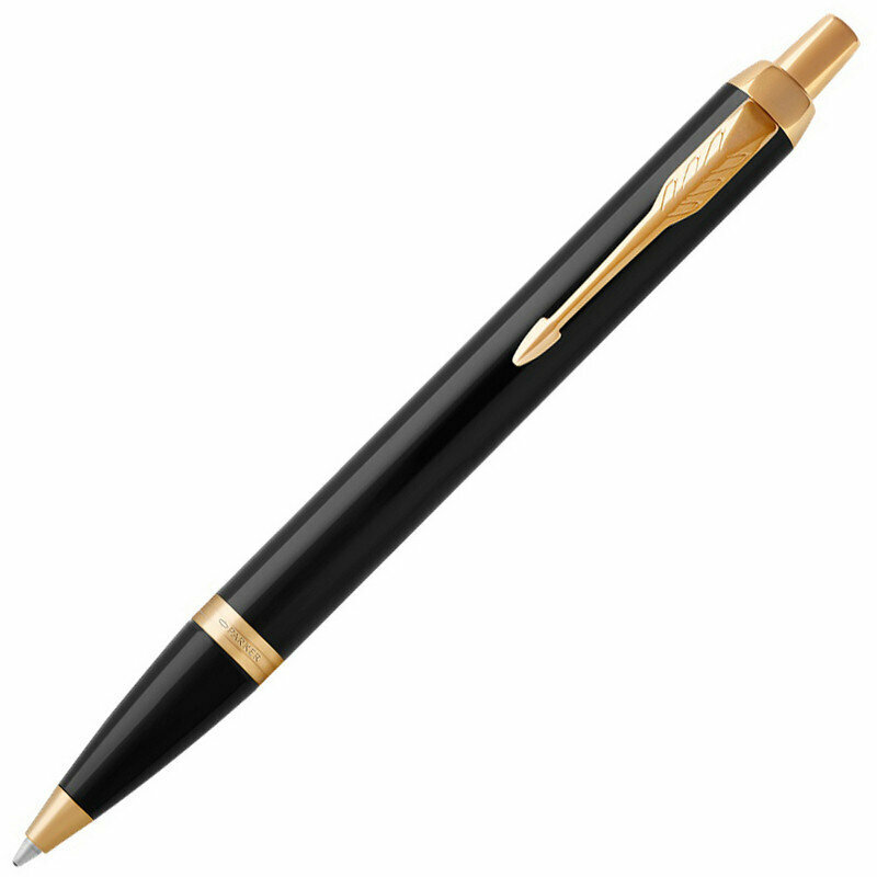 ручка шариковая Parker "IM Core Black CT", 0,7 мм, синяя, корпус чёрный - фото №1