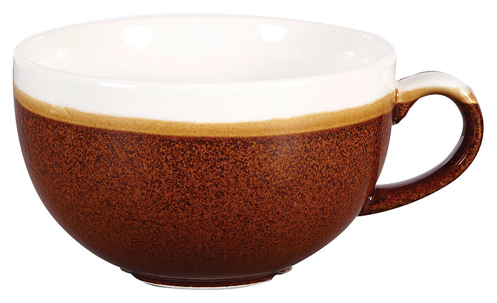 фото Чашка Cappuccino 340мл Monochrome, цвет Cinnamon Brown MOBRCB281