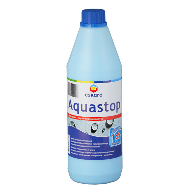 Грунт влагоизолятор eskaro aquastop 1л концентрат 1:5 арт.0778