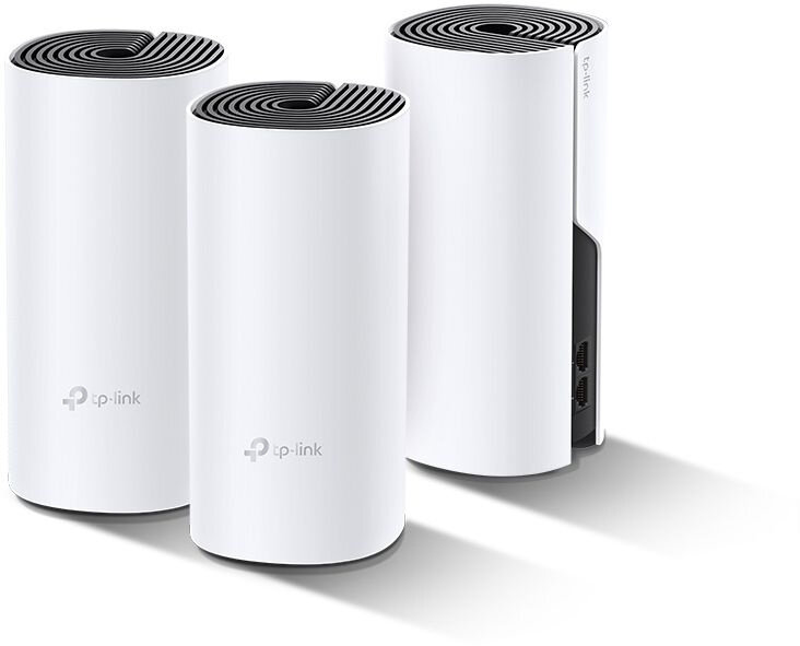 Бесшовный Mesh роутер TP-Link Deco P9 (3-Pack) AC1200 10/100/1000BASE-TX белый (упак.:3шт)