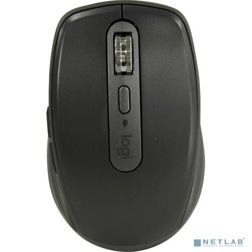 Logitech Мышь 910-005988 Мышь Logitech MX Anywhere 3 графитовый лазерная (4000dpi) беспроводная BT/Radio USB для ноутбука (6but) чёрный