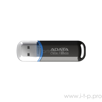 Флеш накопитель 64GB A-data Classic C906, USB 2.0, Черный Ac906-64g-rbk