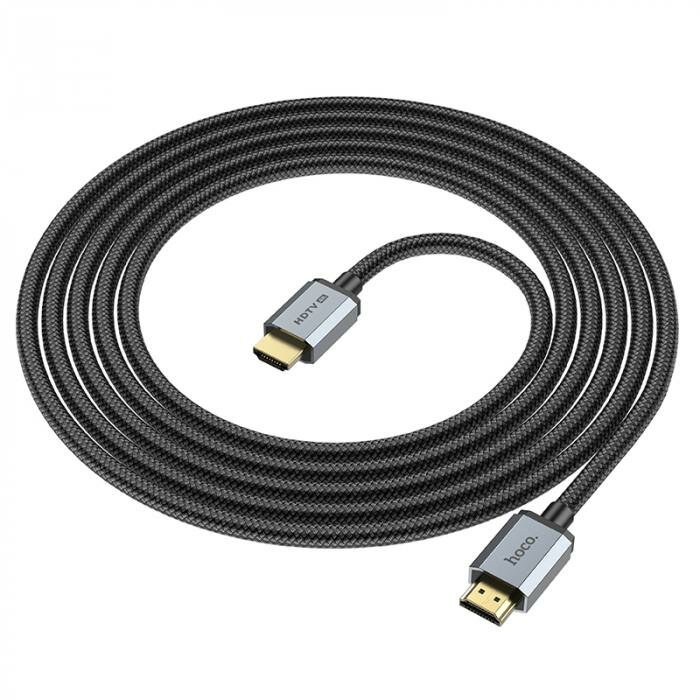 Кабель HDMI HOCO US03 HDTV 2.0 Male to Male 4K HD data cable(L=3M), черный