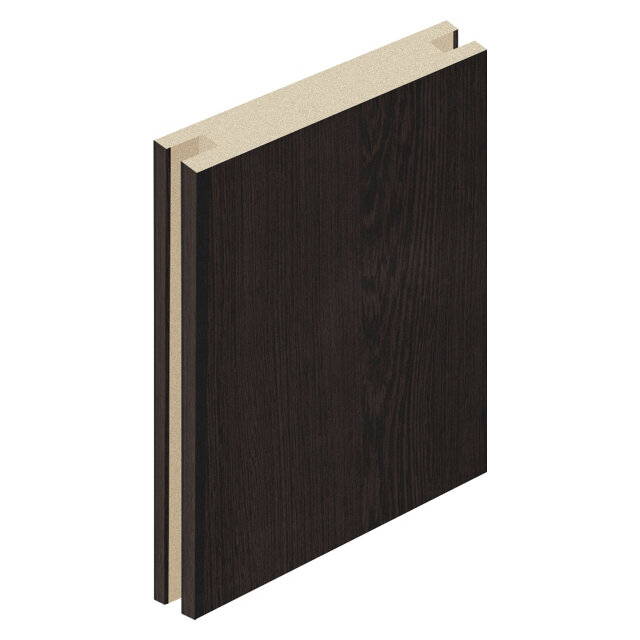 планка доборная MAXDOORS, 200 мм, Венге сибирский, 2,07 м, ПВХ телескоп