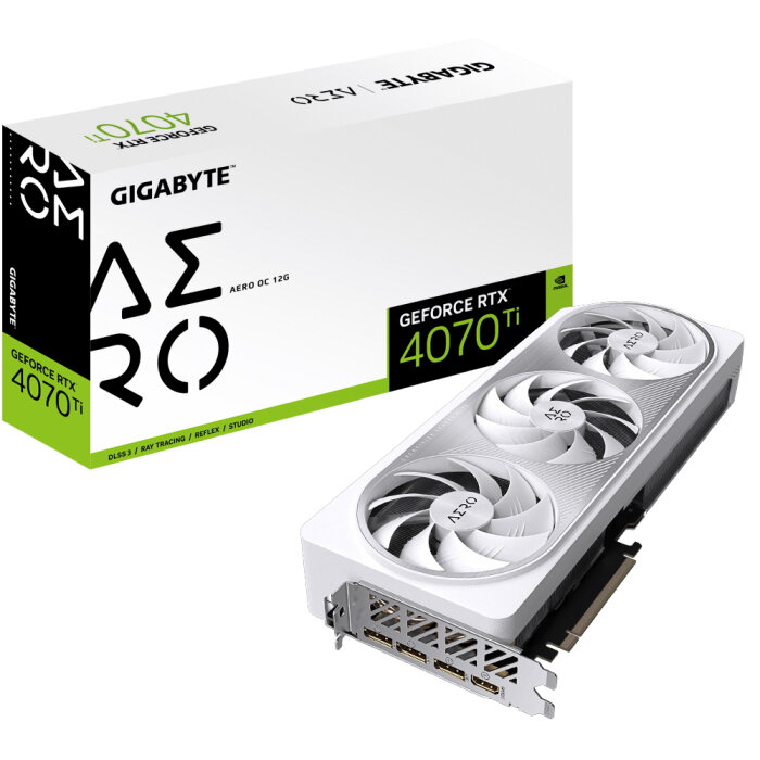 Видеокарта GIGABYTE GeForce RTX 4070 Ti AERO OC V2 12G (GV-N407TAERO OCV2-12GD)