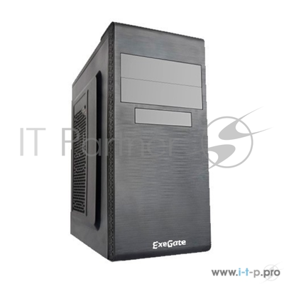 Корпус Miditower Exegate UN-603 Black, Atx, (un450, 120mm) 2*USB, Audio Ex269432rus .