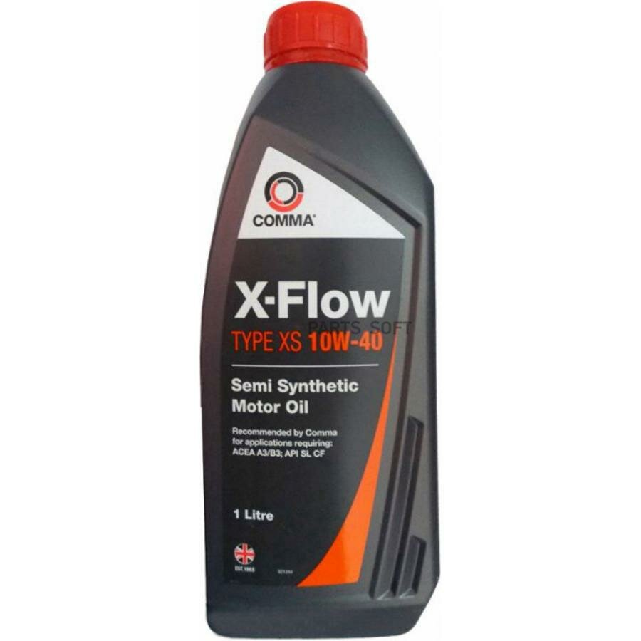 comma 10w40 x-flow type xs (20l)_масло мот.! полусин.\ acea a3/b3, api sl/cf