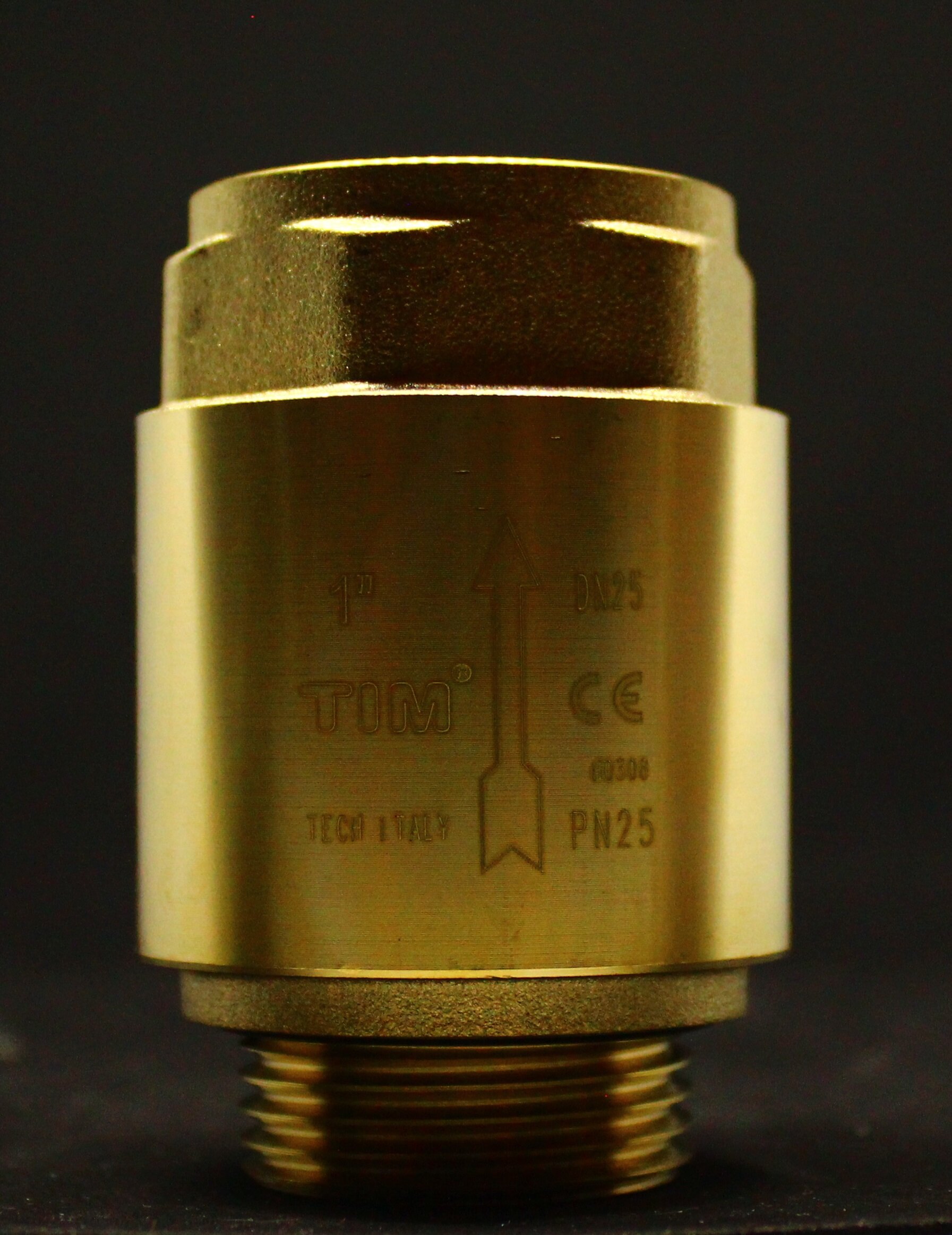 Обратный клапан для скважинного насоса с металлическим штоком 1"НР-ВР TIM арт. JH-1012A - фотография № 1