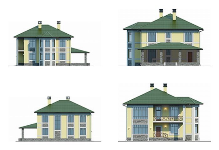 Проект дома Plans-41-18 (249 кв.м, поризованный камень) - фотография № 3