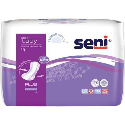 Урологические прокладки Seni Lady Plus, 15 шт Seni 3746271 .