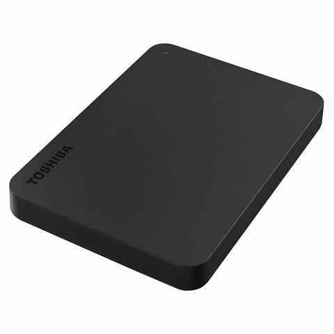 Диск жесткий внешний HDD TOSHIBA Canvio Basics 1TB, 2.5", USB 3.0, черный