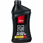 Масло 4-х тактное AEG Lubricants Premium HD SAE 30 API SJ/CF 4Т 0,6л 33290 - изображение