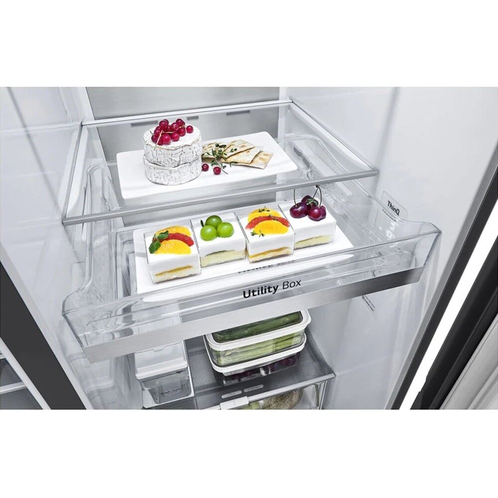 Холодильник LG Side by Side с инверторным линейным компрессором GC-L257CBEC