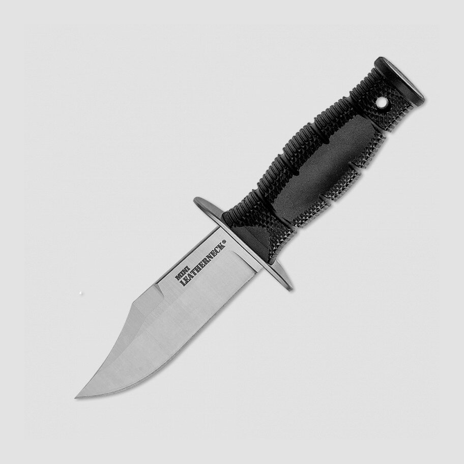 Нож с фиксированным клинком «Mini Leatherneck Clip Point», длина клинка: 8,9 см CS_39LSAB