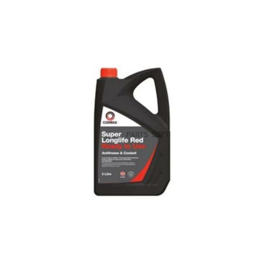 comma super longlife red - coolant (5l)_антифриз! красный, готовый к использованию\ vw (tl774d)