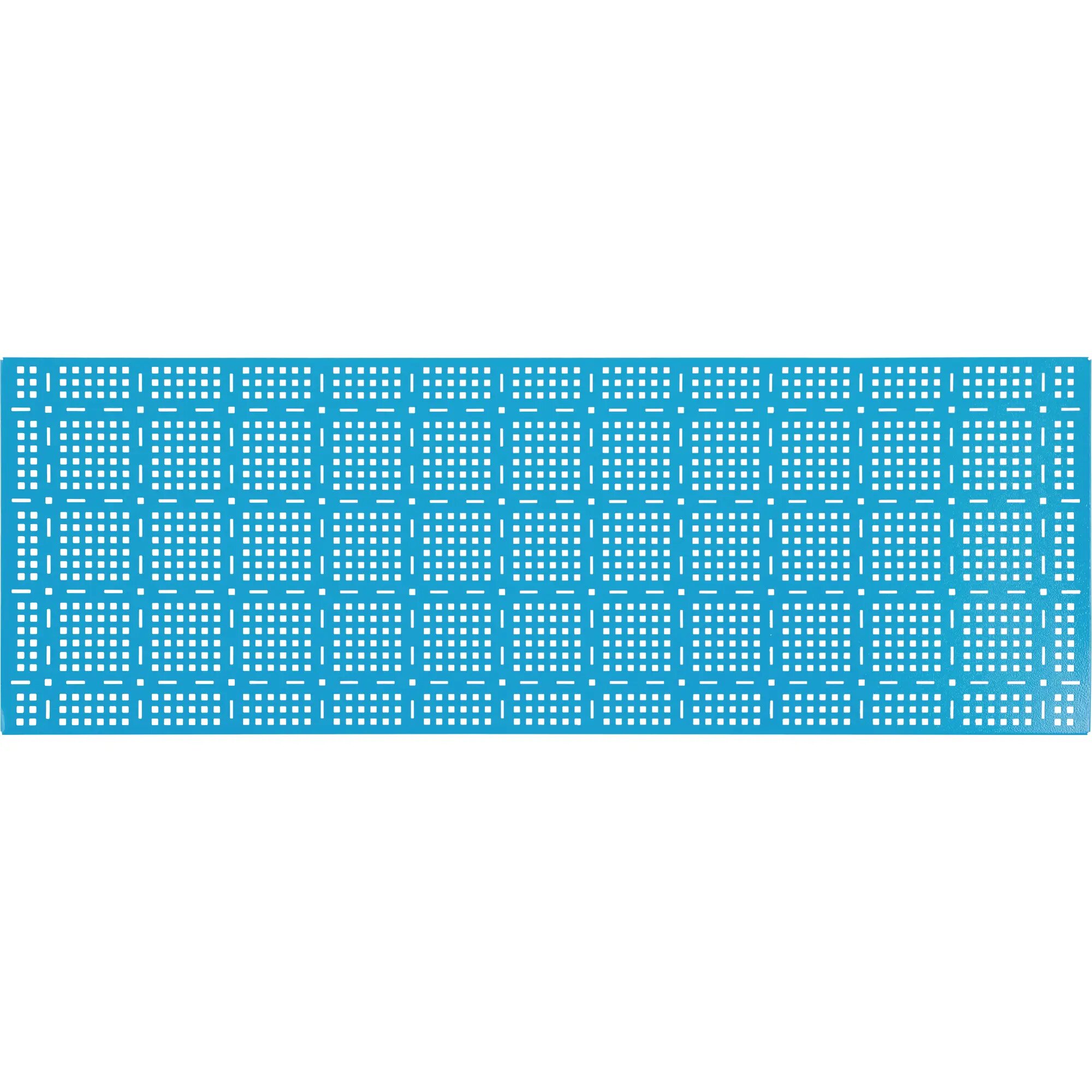 Перфопанель 120x40см для стеллажа МКФ сталь цвет синий - фотография № 1