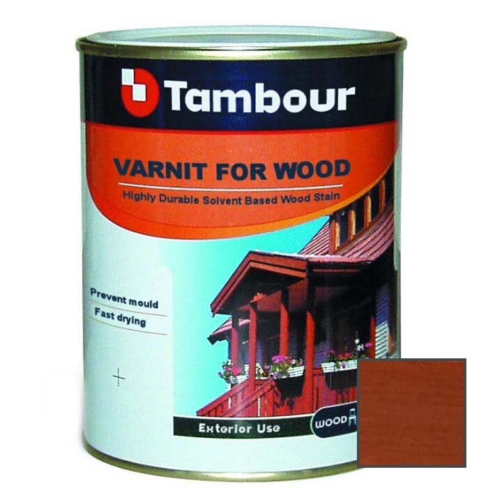 Tambour Varnit For Wood Лак для дерева шелковисто-матовый тик (485-036) 075 кг