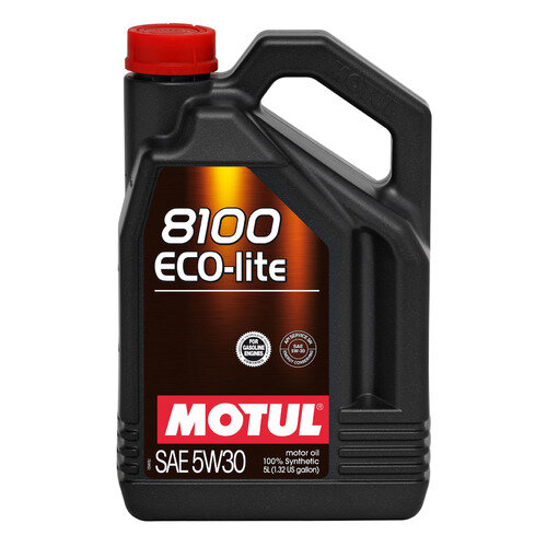 Моторное масло MOTUL 8100 Eco-Lite, 5W-30, 5л, синтетическое [108214]