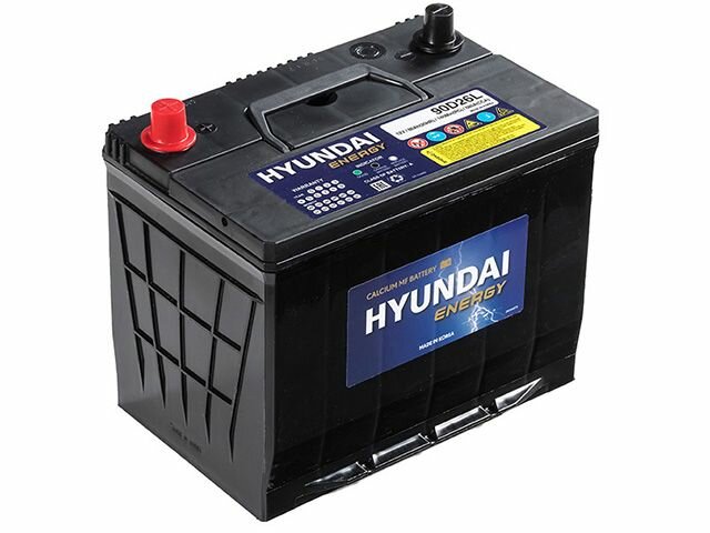 Оригинальный аккумулятор HYUNDAI 90D26L 80 А.ч