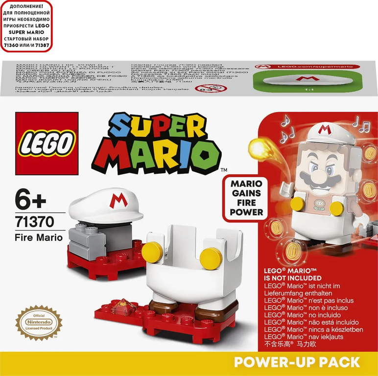 LEGO Super Mario Конструктор Марио-пожарный, 71370