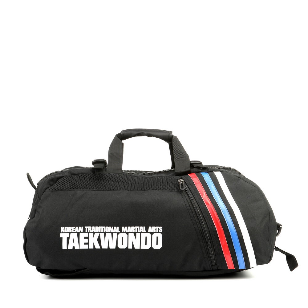 Сумка-рюкзак трансформер Khan Тхэквондо, 58*24*24 см, черный - фотография № 1