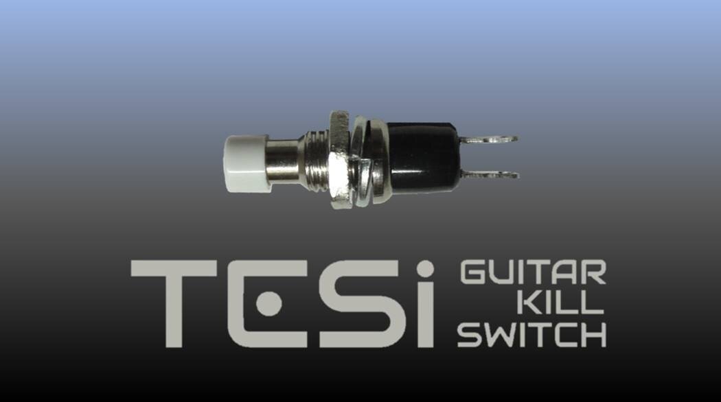Kill Switch для электрогитары Tesi MICRO Momentary белый 7мм