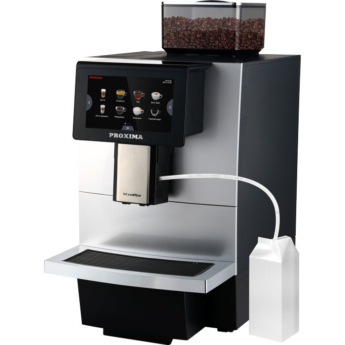 Профессиональная кофемашина Dr.coffee Proxima F11 Plus с подключением к водопроводу - фотография № 4