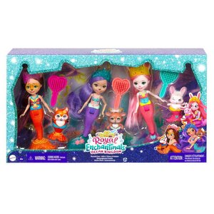 Фото Игровой набор из трех кукол Mattel Enchantimals Волшебные русалочки с питомцами и аксессуарами HCF87