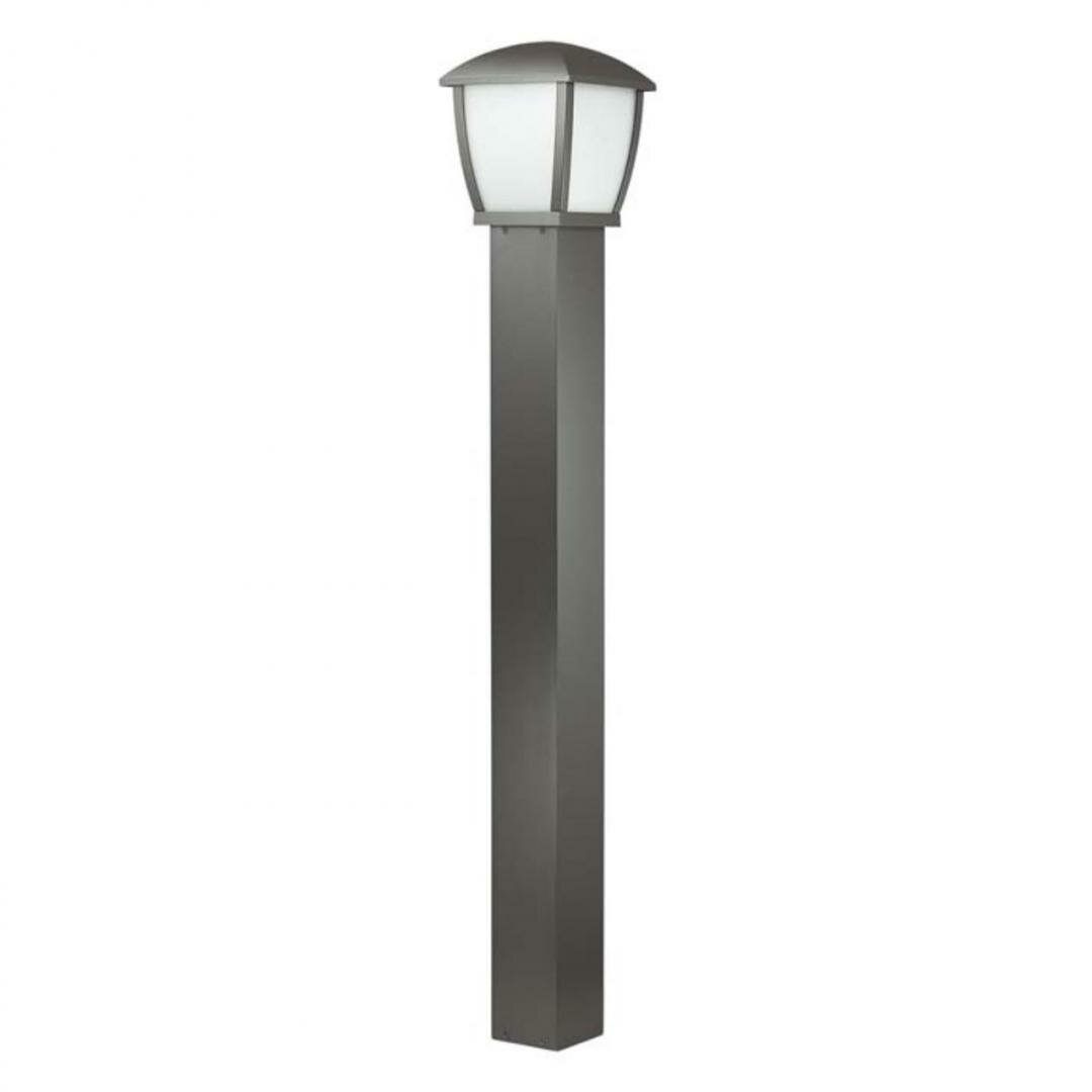 Уличный светильник 110см 4051/1F NATURE ODL18 580 темно-серый/матовый белый IP44 E27 100W TAKO