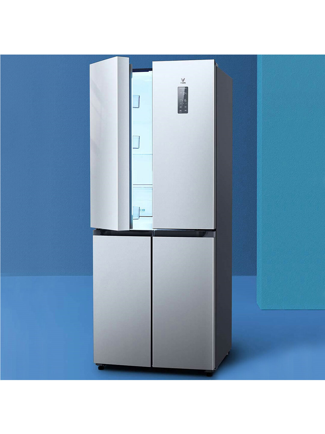 Умный холодильник Xiaomi Viomi Yunmi Smart Inverter Fridge Refrigerator 410L (BCD-410WMSAZ02A) - фотография № 3