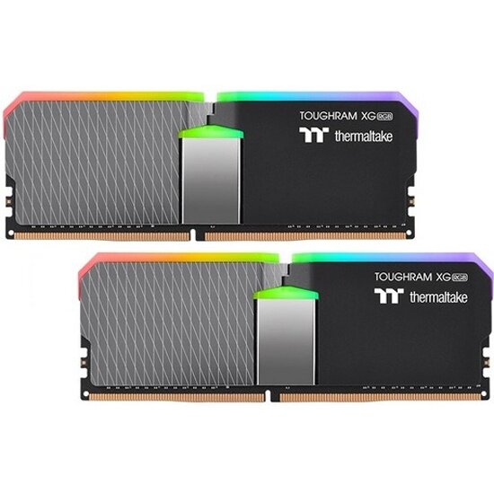 Thermaltake Модуль оперативной памяти 2x8ГБ DDR4 SDRAM Thermaltake TOUGHRAM XG RGB Black R016D408GX2-4400C19A (PC35200, 4400МГц, CL19) (ret)