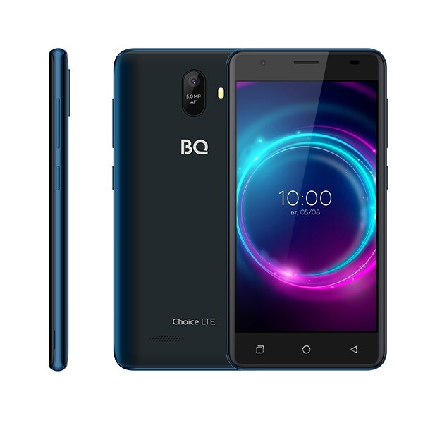 Смартфон BQ 5046L Choice LTE Deep Blue, 2/16Gb