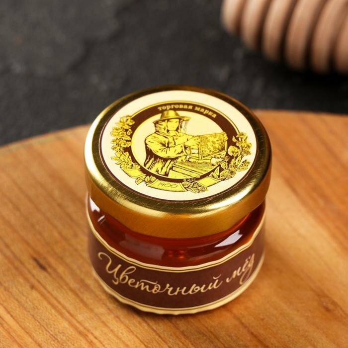 Башкирские Пасеки Цветочный мёд "Цилиндр", 40 г - фотография № 2