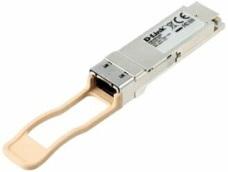 Трансивер D-Link QSFP+, 40GBase-SR4 (MPO), 850нм, многомод, OM3: до 100м/ OM4: до 150м