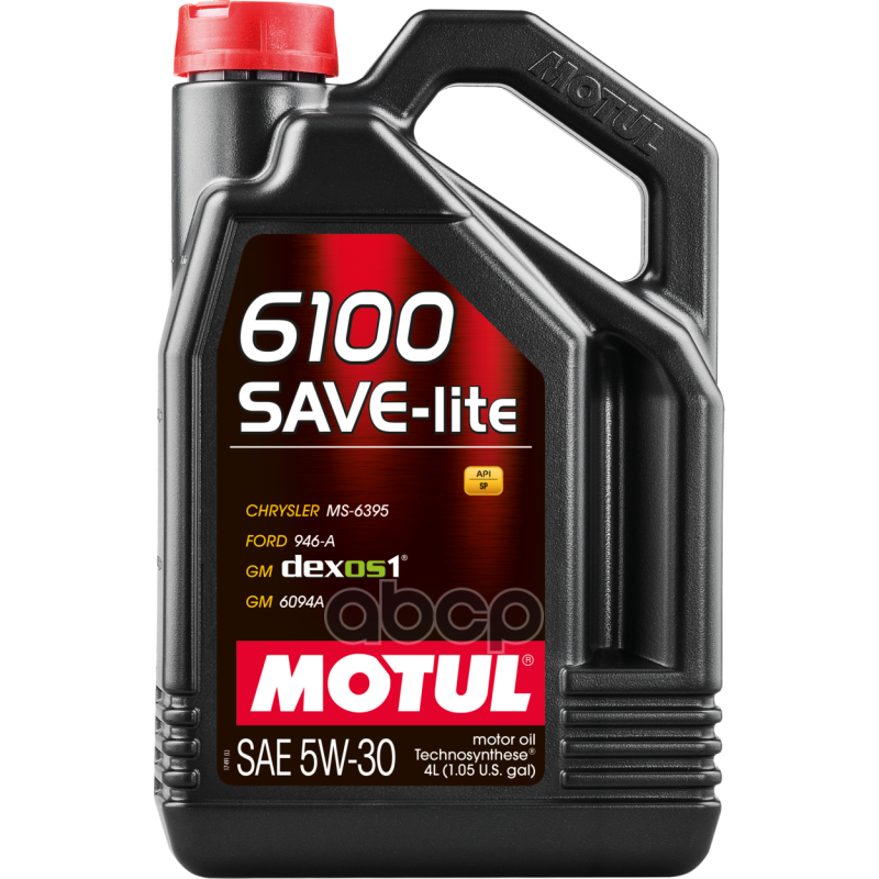 MOTUL Масло Моторное Motul 6100 Save-Lite 5w-30 4 Л 107957