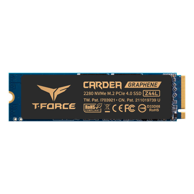 SSD накопитель M.2 TEAMGROUP T-FORCE CARDEA Z44L 250GB Graphene HS (TM8FPL250G0C127)